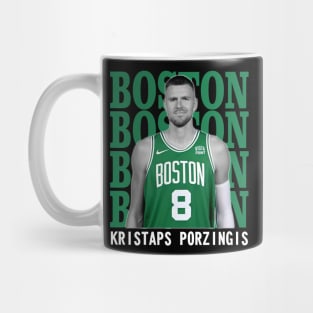 Boston Celtics Kristaps Porzingis Mug